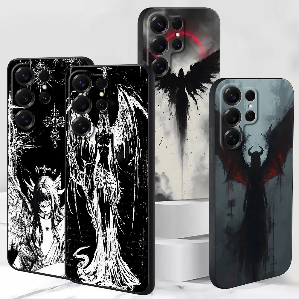 Luxury Black Angel Death demon Case for Samsung Galaxy S25 S21 S24 S10 S23 S22 Ultra S20 FE S8 S9 Plus Black TPU Phone Cover
Luxury Black Angel Death demon Case for Samsung Galaxy S25 S21 S24 S10 S23 S22 Ultra S20 FE S8 S9 Plus Black TPU Phone Cover