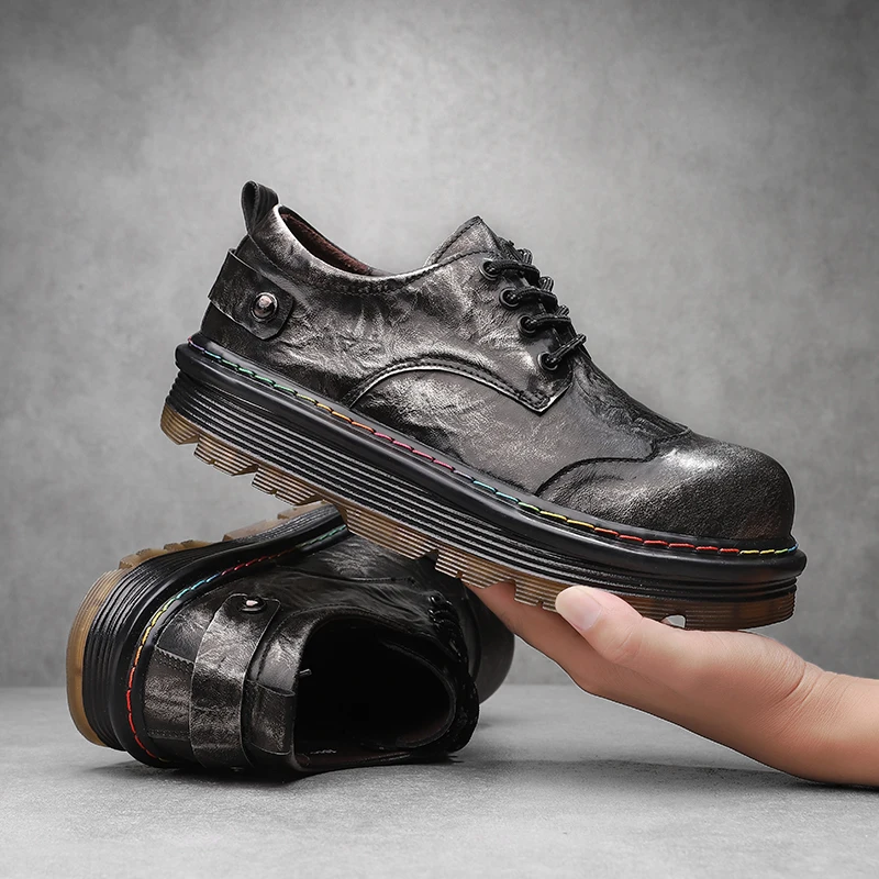 Fashion Breathable Flat Driving Shoes Outdoor Non-slip Man Loafers Mens Shoes Genuine Leather Unisex Casual Shoes Men's Shoes
Fashion Breathable Flat Driving Shoes Outdoor Non-slip Man Loafers Mens Shoes Genuine Leather Unisex Casual Shoes Men's Shoes