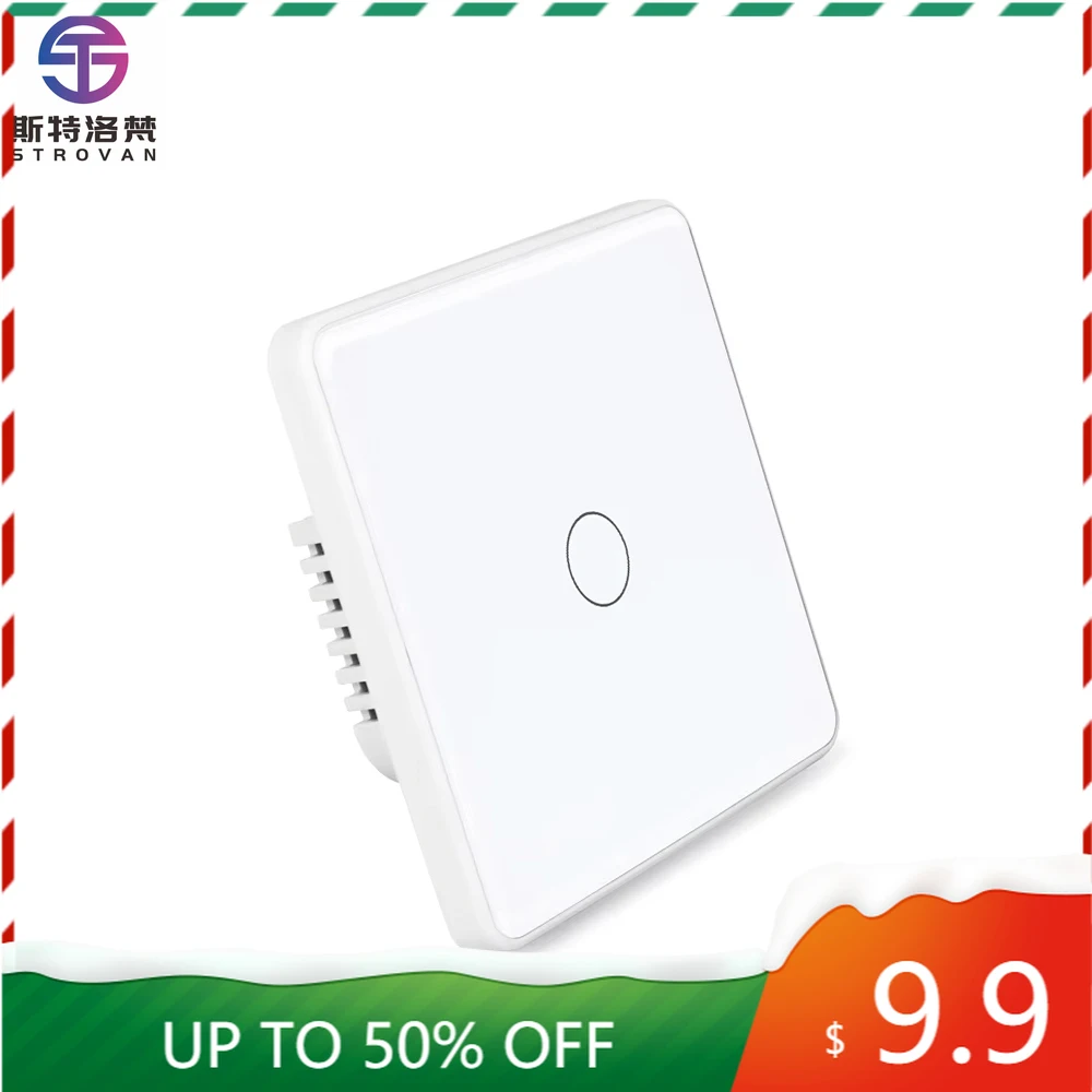 STLF Tuya Eu Standard Smart Wifi Glass Panel Wall Light Alexa Remote Control Smart Touch Switch
STLF Tuya Eu Standard Smart Wifi Glass Panel Wall Light Alexa Remote Control Smart Touch Switch