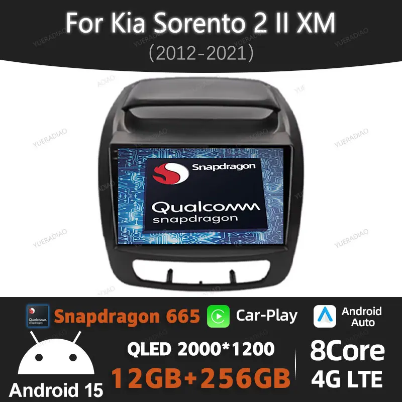 Автомобильный радиоприемник Android 15 для Kia Sorento 2 II XM 2012-2021 Беспроводной мультимедийный видеоплеер Carplay GPS NAVI 4G WIFI QLED DSP
Автомобильный радиоприемник Android 15 для Kia Sorento 2 II XM 2012-2021 Беспроводной мультимедийный видеоплеер Carplay GPS NAVI 4G WIFI QLED DSP
