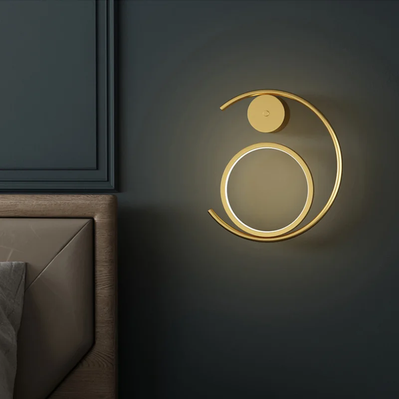 Wall lamp bedroom bedside light simple after modern luxury living room background wall lamp corridor aisle lighting decoration
Wall lamp bedroom bedside light simple after modern luxury living room background wall lamp corridor aisle lighting decoration