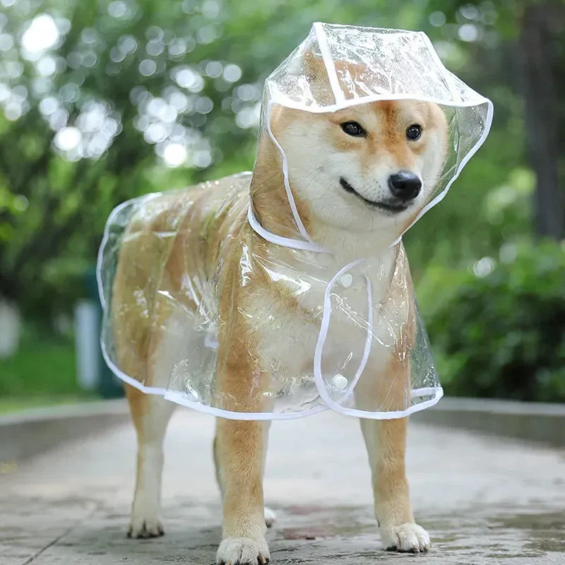 Pet Dog Puppy Transparent Rainwear Raincoat Pet Hooded Waterproof Jacket Clothes Soft PVC Small Dogs Raincoat Puppy Rain Poncho
Pet Dog Puppy Transparent Rainwear Raincoat Pet Hooded Waterproof Jacket Clothes Soft PVC Small Dogs Raincoat Puppy Rain Poncho