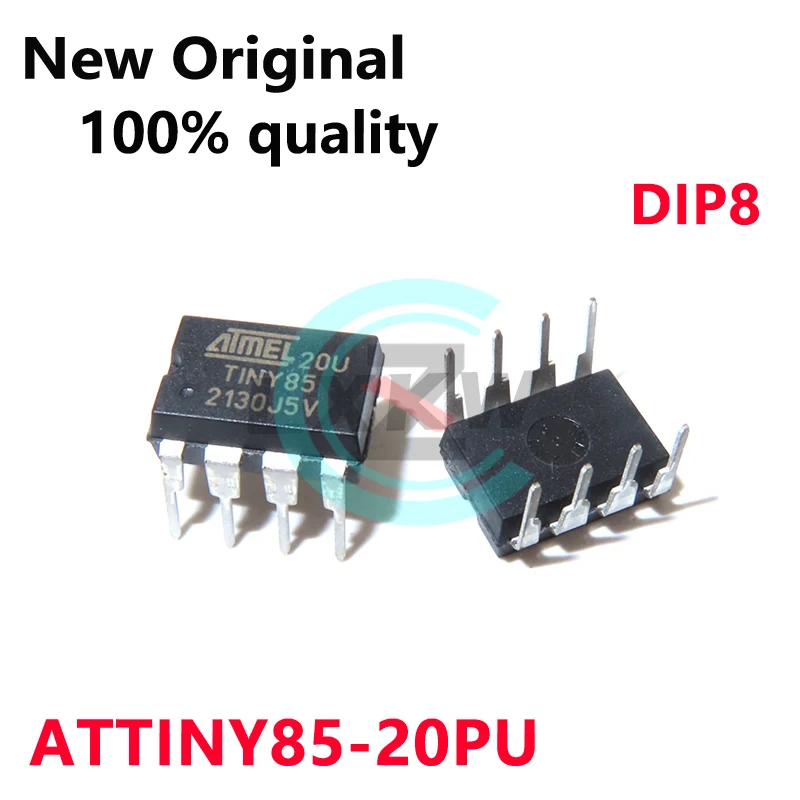 2~5/PCS New Original ATTINY85-20PU ATTINY85 20PU in-line DIP-8 MCU 8-bit micro-control -MCU chip In Stock
2~5/PCS New Original ATTINY85-20PU ATTINY85 20PU in-line DIP-8 MCU 8-bit micro-control -MCU chip In Stock
