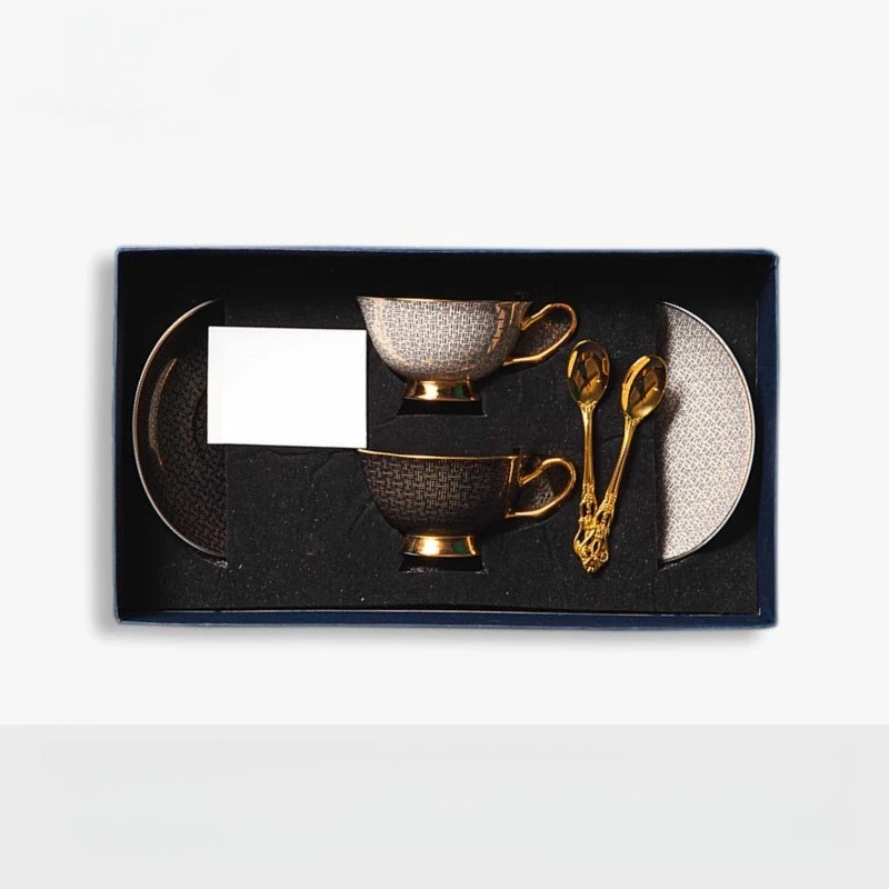 Exquisite and Luxurious European Style Bone China Coffee Cup and Plate Set, Fashionable and High-end Gift Set
Exquisite and Luxurious European Style Bone China Coffee Cup and Plate Set, Fashionable and High-end Gift Set