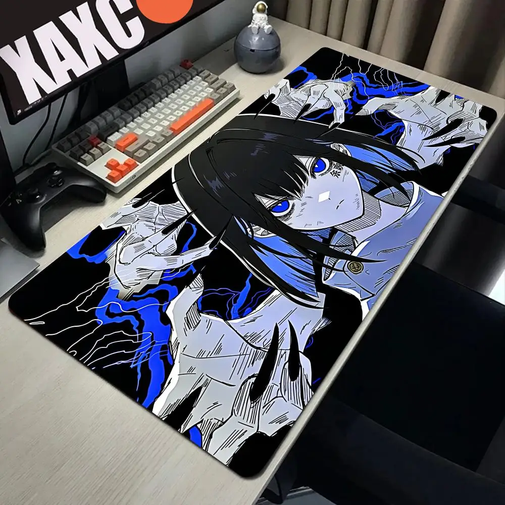 HYBXAXC Rubber Non-slip Mouse Pad Gaming Desk Mat Thick Locking Edge, Blue Lightning Dark Anime Girl Style
HYBXAXC Rubber Non-slip Mouse Pad Gaming Desk Mat Thick Locking Edge, Blue Lightning Dark Anime Girl Style