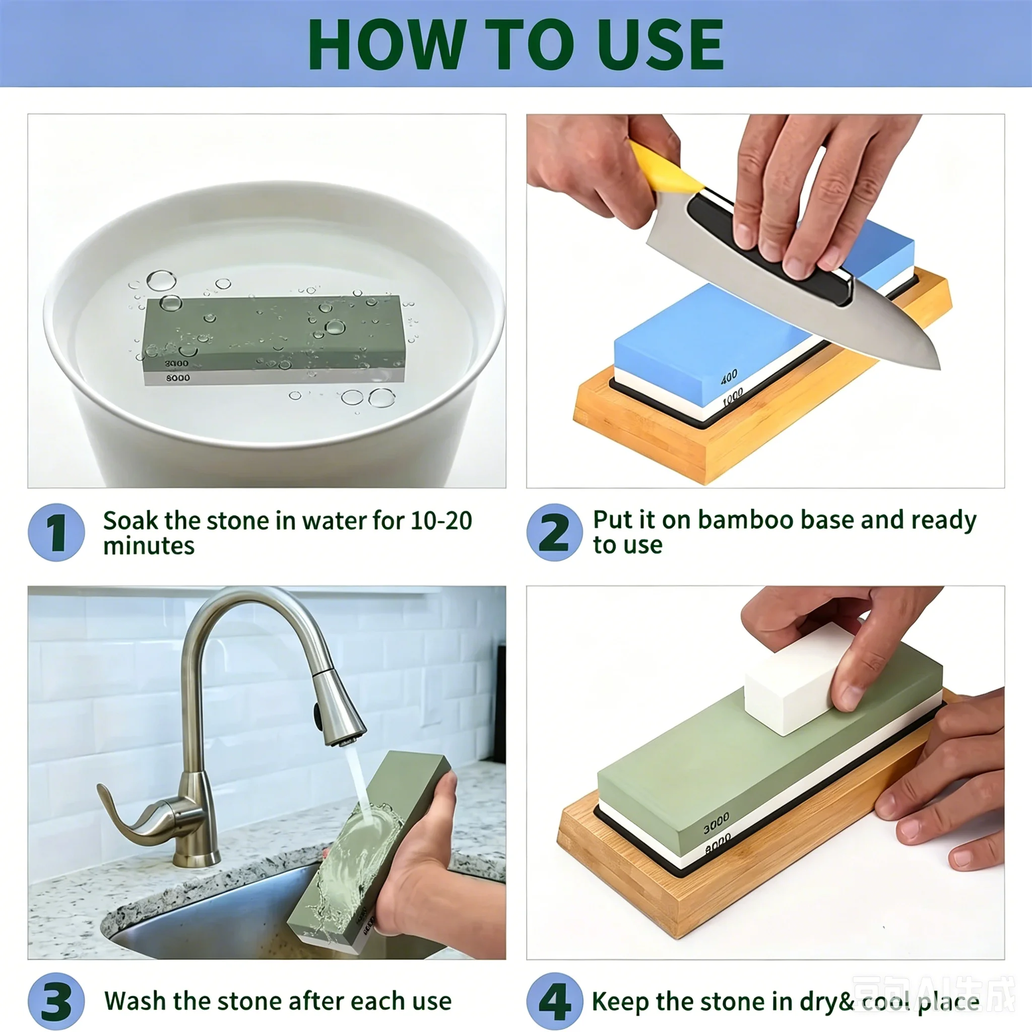 Dual Side White Corundum Whetstone 8 Pieces Combo Set Multifunctional Knife Sharpening Stone For Kitchen Outdoor Use
Dual Side White Corundum Whetstone 8 Pieces Combo Set Multifunctional Knife Sharpening Stone For Kitchen Outdoor Use