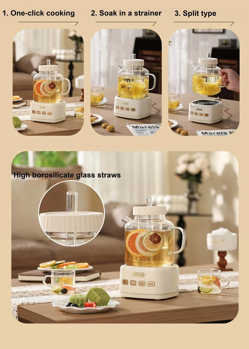 1000ml Household Health Pot Mini Porridge Stewing Soup Cup Electric Kettle Boiling Cup Tea Maker Bird's Nest Dessert 220V
1000ml Household Health Pot Mini Porridge Stewing Soup Cup Electric Kettle Boiling Cup Tea Maker Bird's Nest Dessert 220V