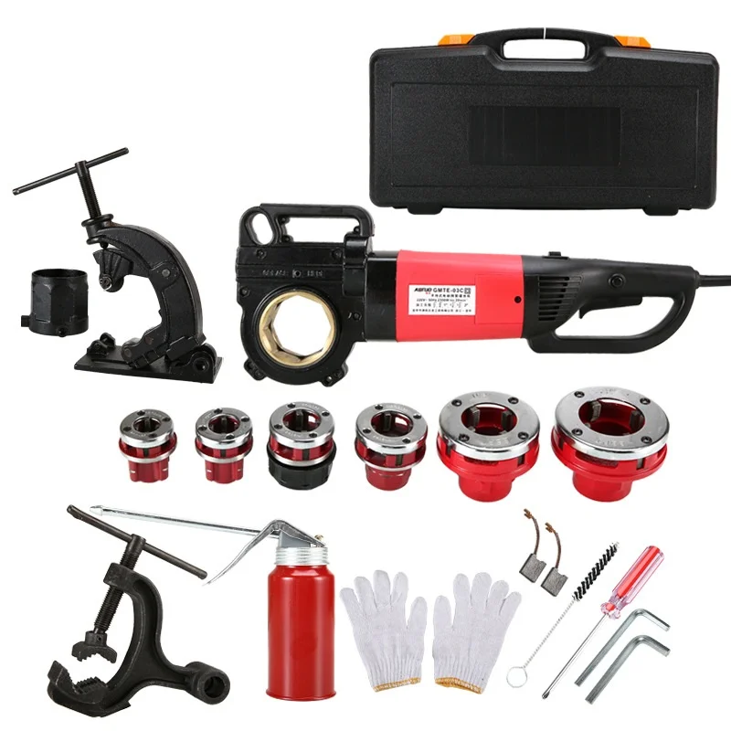 Portable Electric Wire Cutting Threading Machine New Industrial Grade Galvanized Water & Pipes 1/2 Inch & 2 Inch Threads
Portable Electric Wire Cutting Threading Machine New Industrial Grade Galvanized Water & Pipes 1/2 Inch & 2 Inch Threads