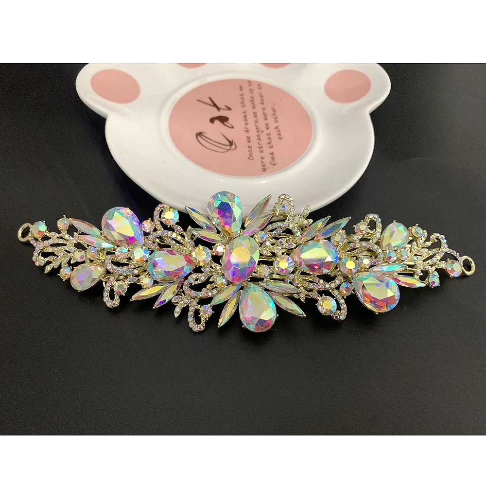 Luxury Waterdrop Glass Hair Comb Headband Wedding Headdress Bride Tiaras Alloy Flower Bridal Headpieces for Decoration Headwear
Luxury Waterdrop Glass Hair Comb Headband Wedding Headdress Bride Tiaras Alloy Flower Bridal Headpieces for Decoration Headwear