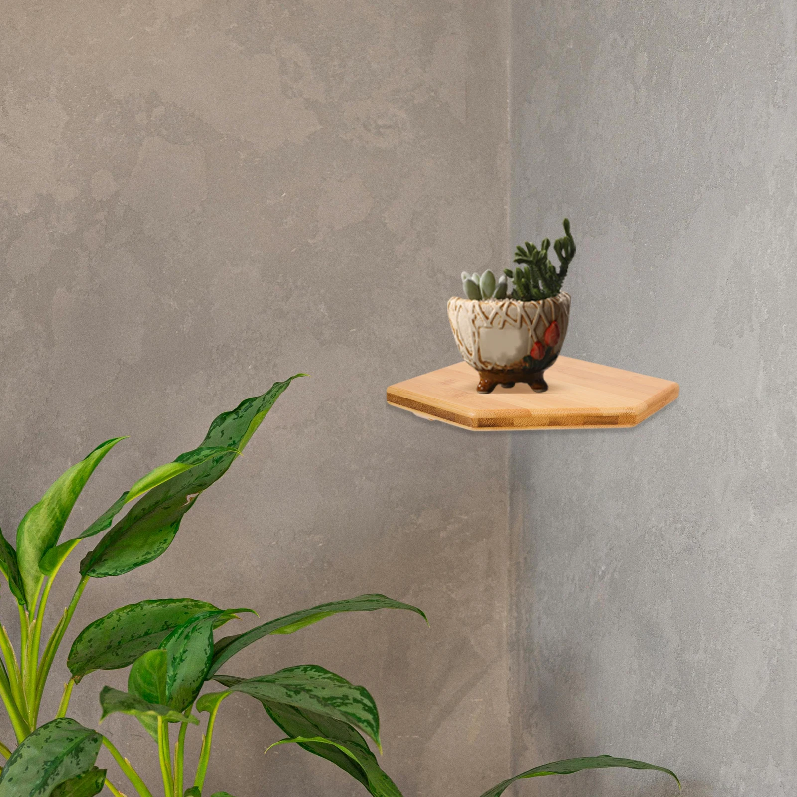 Storage Triangle Corner ganizer Bamboo Shelves Sturdy Space Saving Wall Corner Shelf Wall Mount Mounted Bathroom Kitchen 
Storage Triangle Corner ganizer Bamboo Shelves Sturdy Space Saving Wall Corner Shelf Wall Mount Mounted Bathroom Kitchen