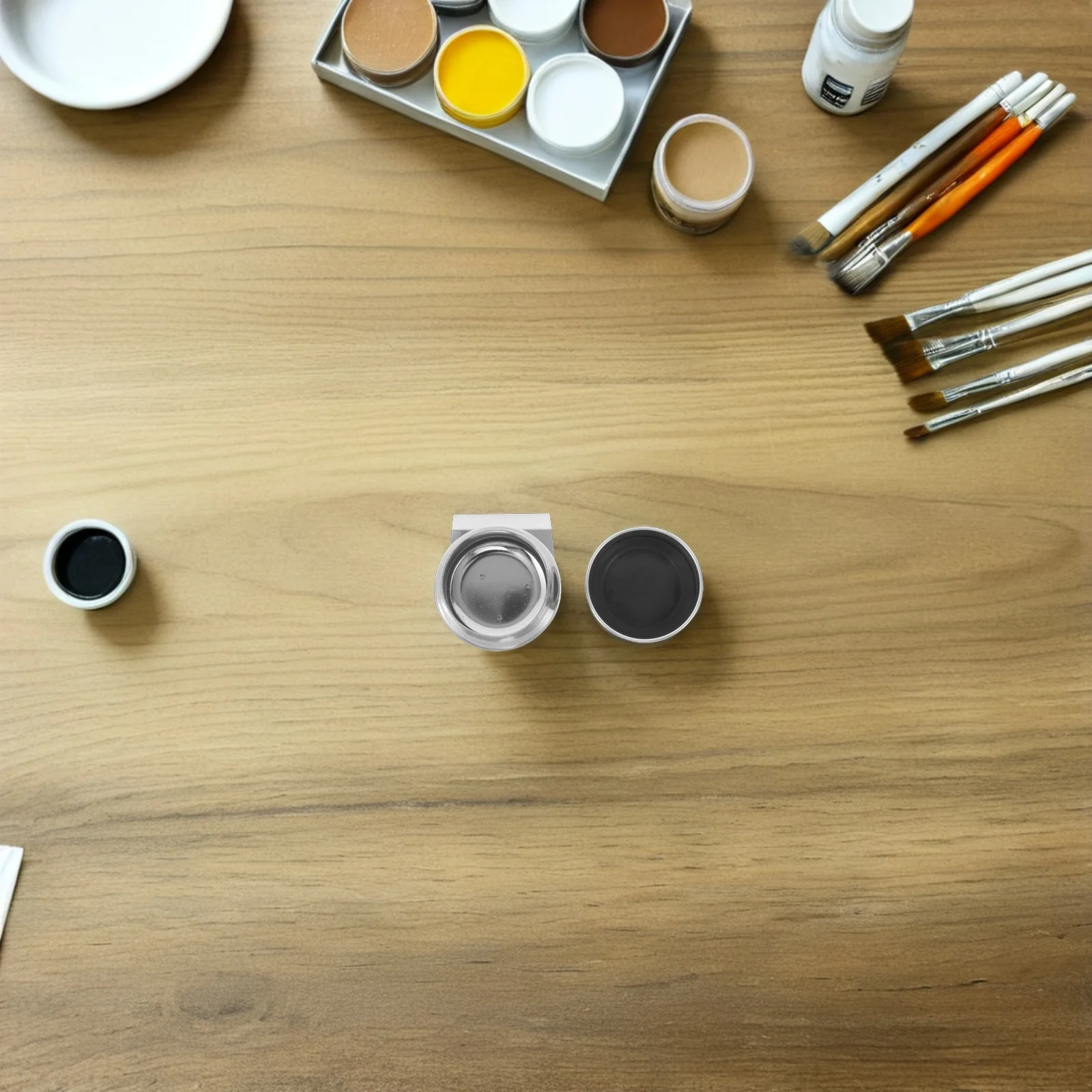 2Pcs Stainless Steel Paint Cup Large Mouth Single Dipper Palette Box Washer Clip Portable for Outdoor Studio Paint Plate
2Pcs Stainless Steel Paint Cup Large Mouth Single Dipper Palette Box Washer Clip Portable for Outdoor Studio Paint Plate