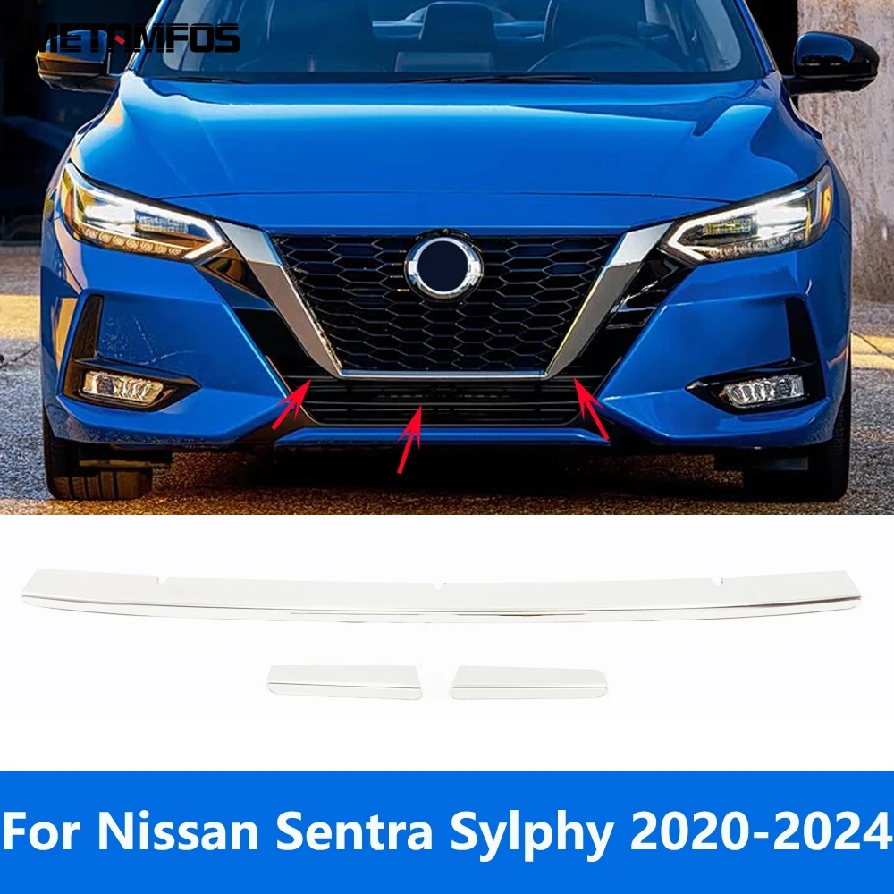 For Nissan Sentra Sylphy 2020-2022 2023 2024 Steel Front Bumper Grille Racing Grill Molding Trim Sticker Accessories Car Styling
For Nissan Sentra Sylphy 2020-2022 2023 2024 Steel Front Bumper Grille Racing Grill Molding Trim Sticker Accessories Car Styling