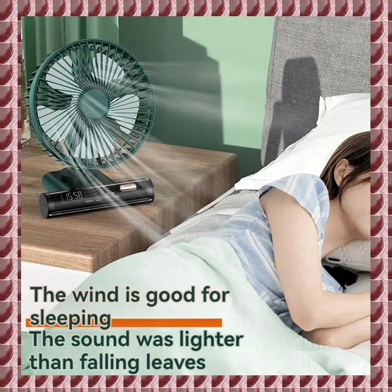 A95G New Desktop Fan USB Mini Fan Portable Office Clock Swing Small Fan Long Battery Life Fan
A95G New Desktop Fan USB Mini Fan Portable Office Clock Swing Small Fan Long Battery Life Fan