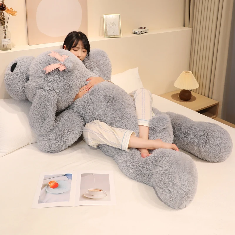 90/110 cm Lying Prone Puppy Plush Toys Cozy Fluffy Cartoon Bow Tie Doggy Doll Warm Cuddly Animal Throw Pillow Sleeping Companion
90/110 cm Lying Prone Puppy Plush Toys Cozy Fluffy Cartoon Bow Tie Doggy Doll Warm Cuddly Animal Throw Pillow Sleeping Companion
