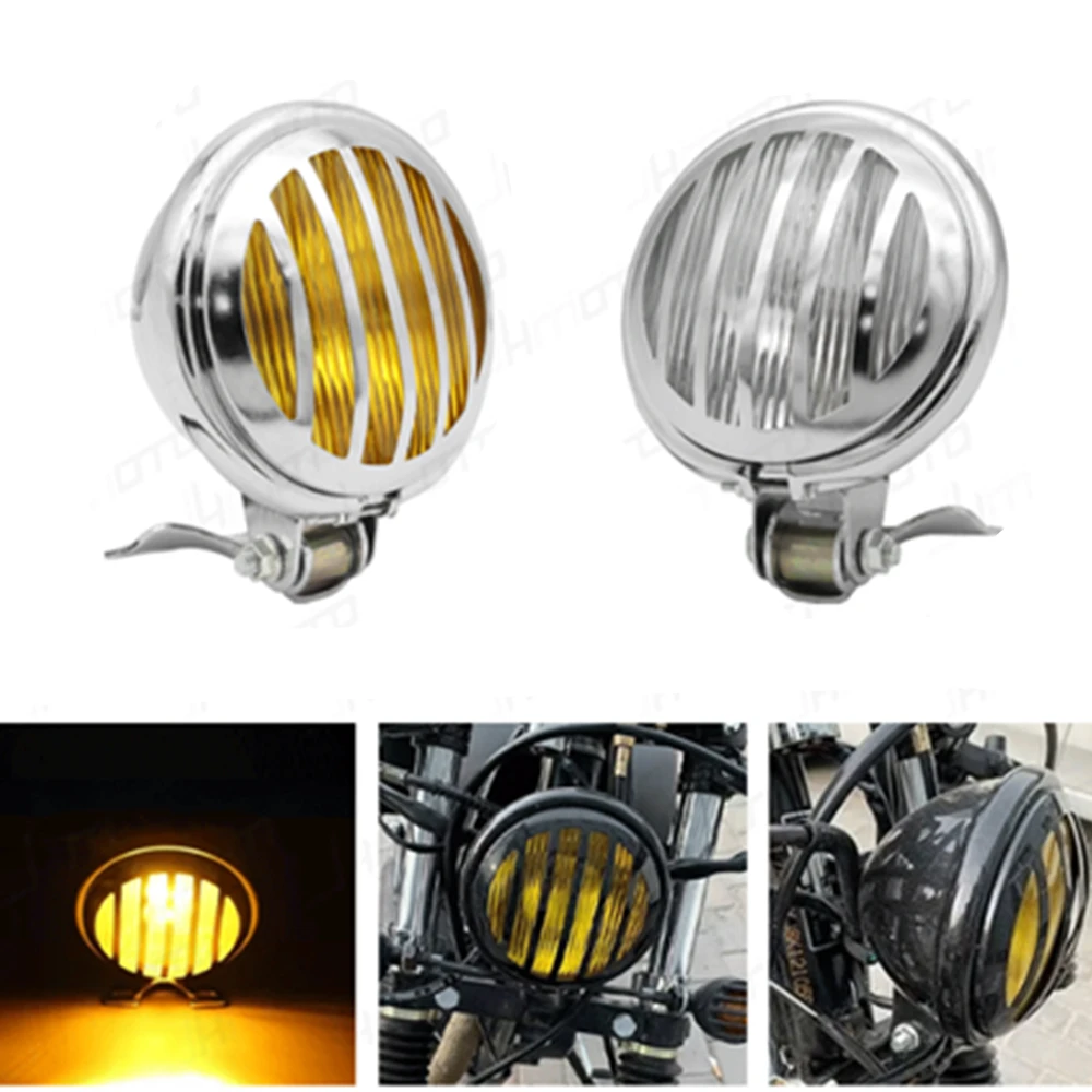 Universal Motorcycle 12V Headlight Round Vintage Headlamp Front Light Holder Bracket Touring Cafe Racer Old School
Universal Motorcycle 12V Headlight Round Vintage Headlamp Front Light Holder Bracket Touring Cafe Racer Old School