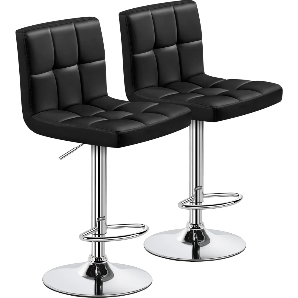 Adjustable PU Leather Swivel Barstools, with Back and Footrest, Counter Height Barstools for Bar, Kitchen, Dining Room
Adjustable PU Leather Swivel Barstools, with Back and Footrest, Counter Height Barstools for Bar, Kitchen, Dining Room