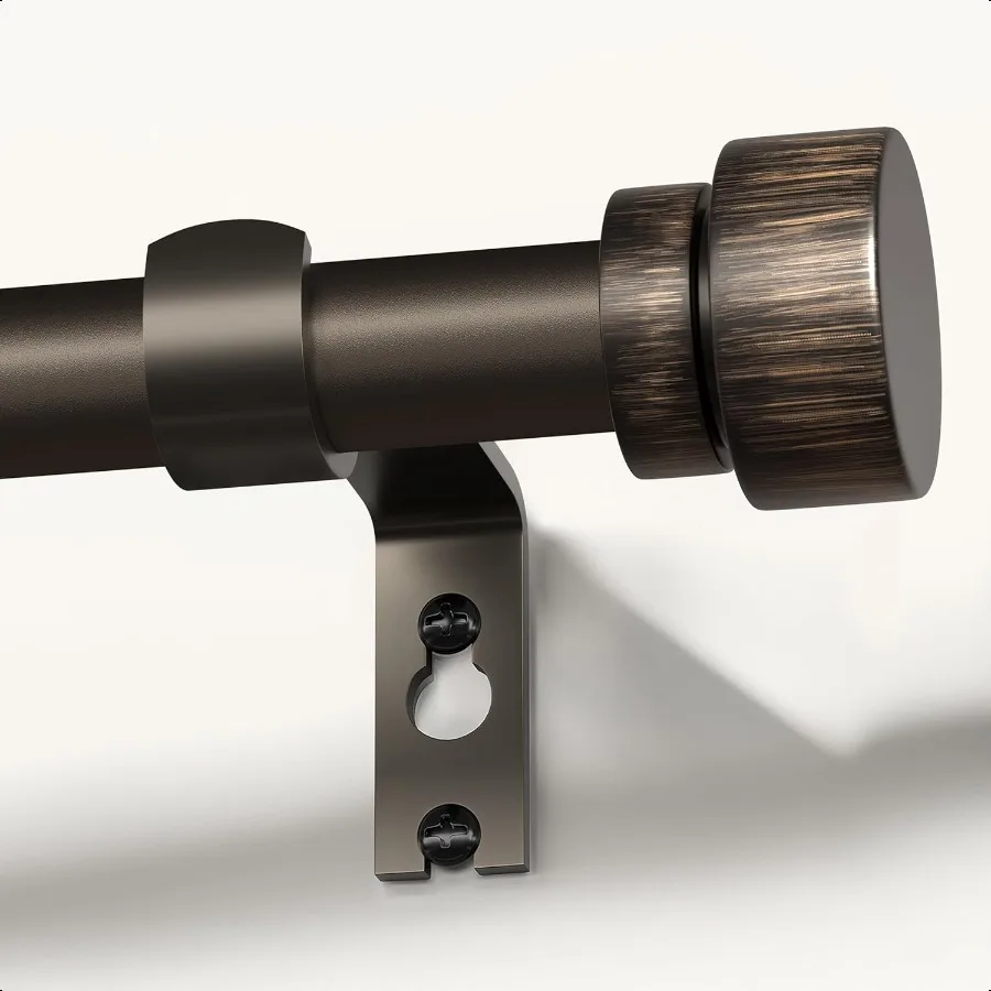 Modern Antique Brown Curtain Rods for Windows 66 to 120 Inches Adjustable Length Heavy Duty 1 Diameter Window Rod with Decorati
Modern Antique Brown Curtain Rods for Windows 66 to 120 Inches Adjustable Length Heavy Duty 1 Diameter Window Rod with Decorati
