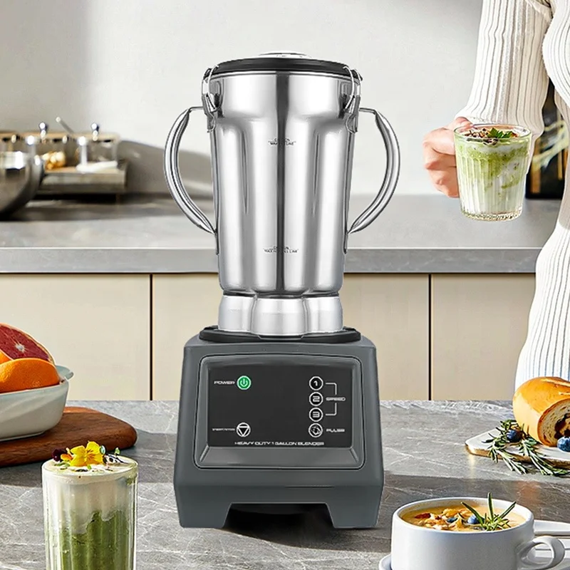 High Speed Blender 4 Liters Stainless Jar Commercial Food Blender Sauce Soup Blender Blending Digital
High Speed Blender 4 Liters Stainless Jar Commercial Food Blender Sauce Soup Blender Blending Digital