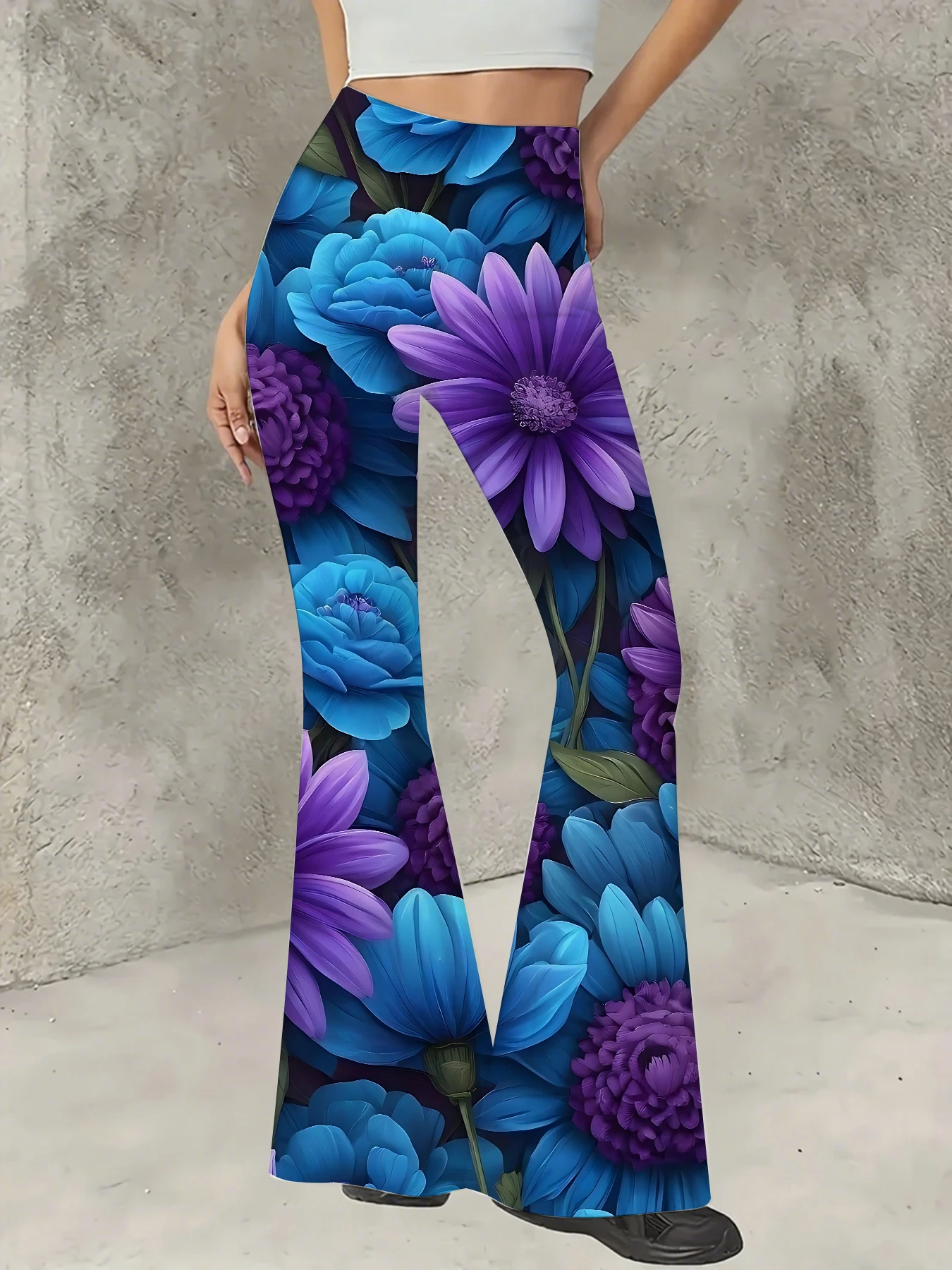 Korean Style Printed Flare Pants Women High Waist Slim Fit Bell Bottom Leggings
Korean Style Printed Flare Pants Women High Waist Slim Fit Bell Bottom Leggings