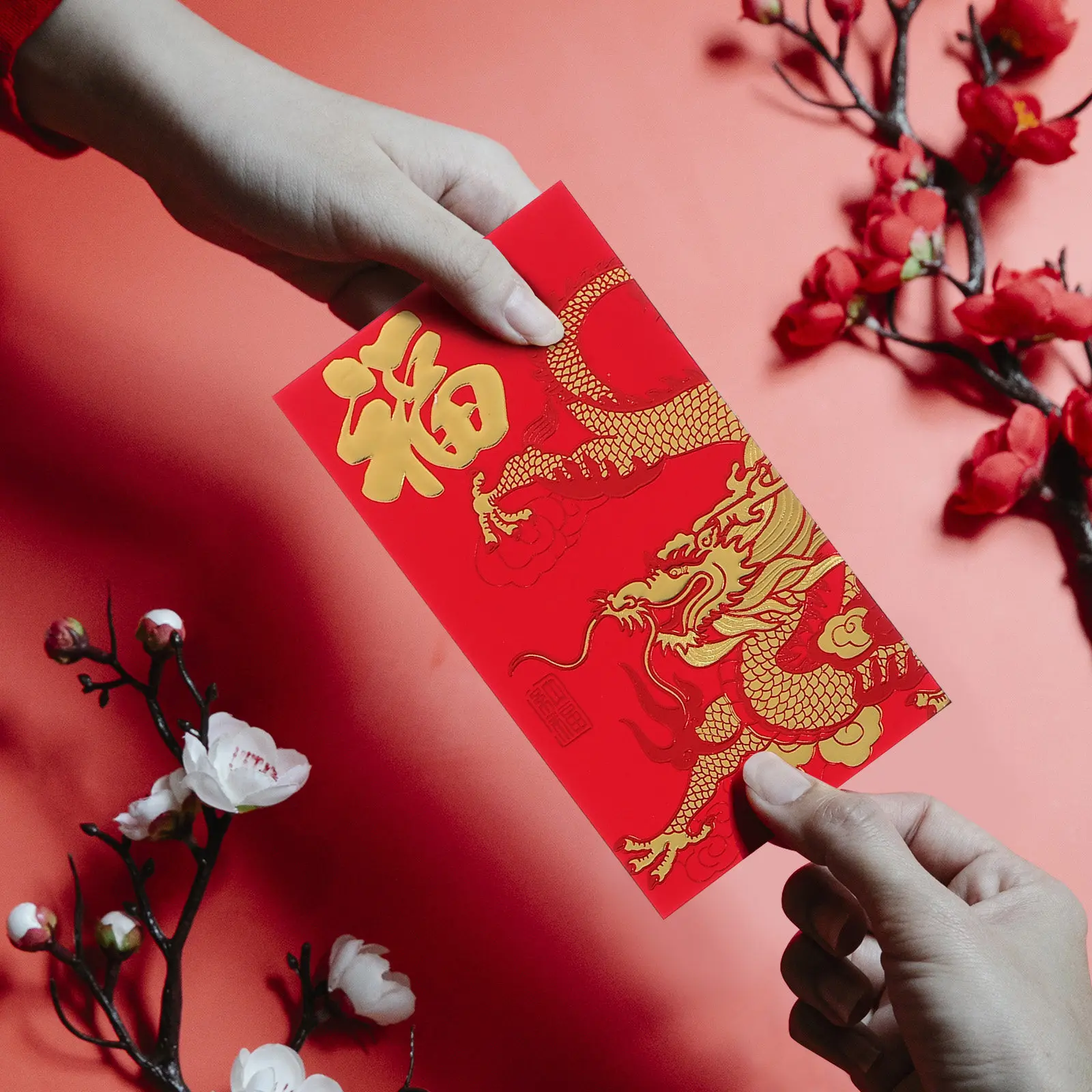 36Pcs Red Envelopes Chinese New Year Dragon Design Lucky Money Packets Gold Foil Stamping Bright Red Festive Cash Envelopes
36Pcs Red Envelopes Chinese New Year Dragon Design Lucky Money Packets Gold Foil Stamping Bright Red Festive Cash Envelopes