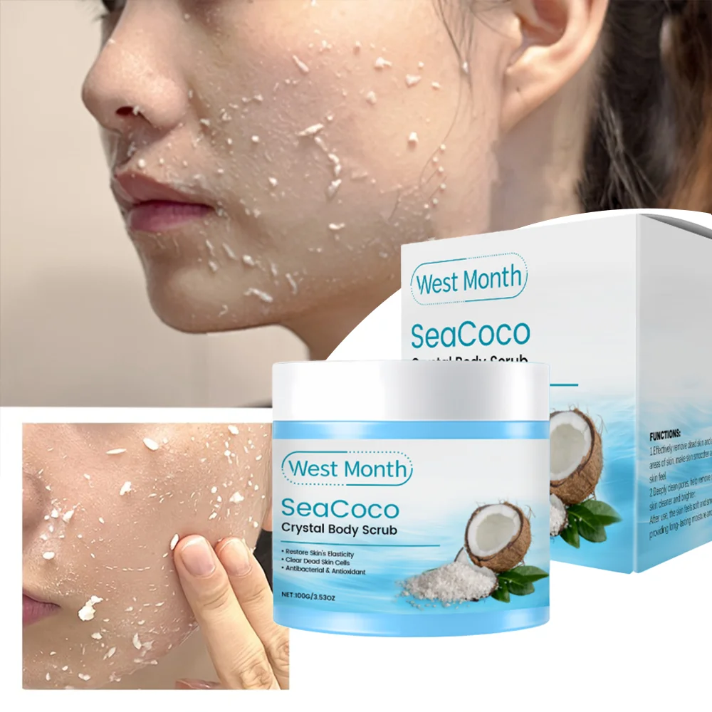 Exfoliating RemoveCoconut Body Scrub Dead Skin Fading Dark Spots Softening Brightening Smoothing Cleansing Sea Salt Body Scrub
Exfoliating RemoveCoconut Body Scrub Dead Skin Fading Dark Spots Softening Brightening Smoothing Cleansing Sea Salt Body Scrub