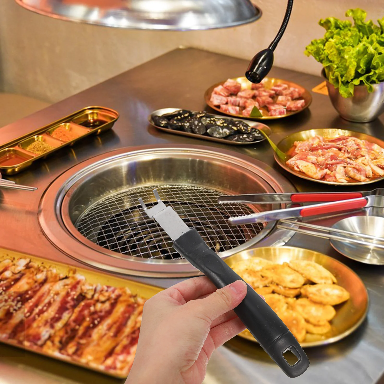 2Pcs Korean Bbq Accessories Stainless Steel Grill Tools Set Easy Handling Resistant Fade Long Lasting Use Bbq Food Flipper
2Pcs Korean Bbq Accessories Stainless Steel Grill Tools Set Easy Handling Resistant Fade Long Lasting Use Bbq Food Flipper