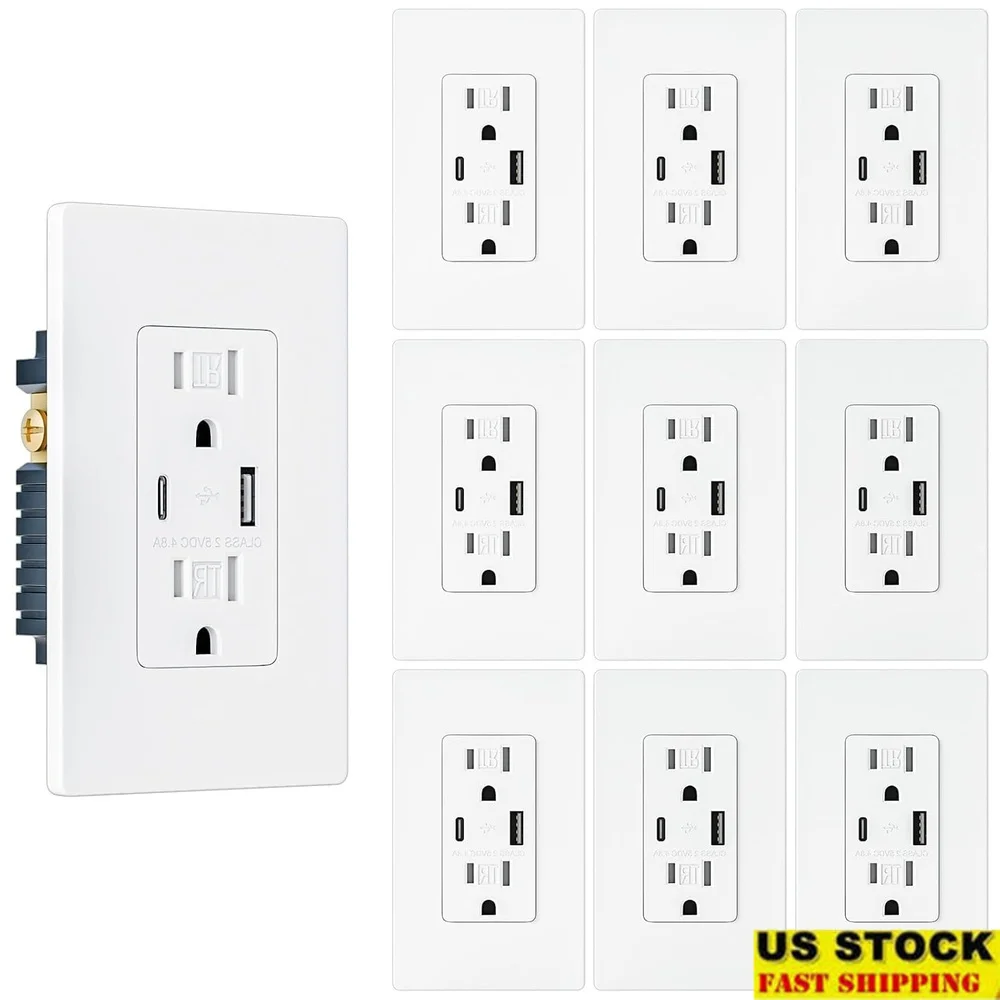 Настенная розетка USB в упаковке с портами типа C, тип A, 4,8 А, устойчивая к несанкционированному доступа вилка. Простая установка. В комплект входит настенную пластину.
Настенная розетка USB в упаковке с портами типа C, тип A, 4,8 А, устойчивая к несанкционированному доступа вилка. Простая установка. В комплект входит настенную пластину.