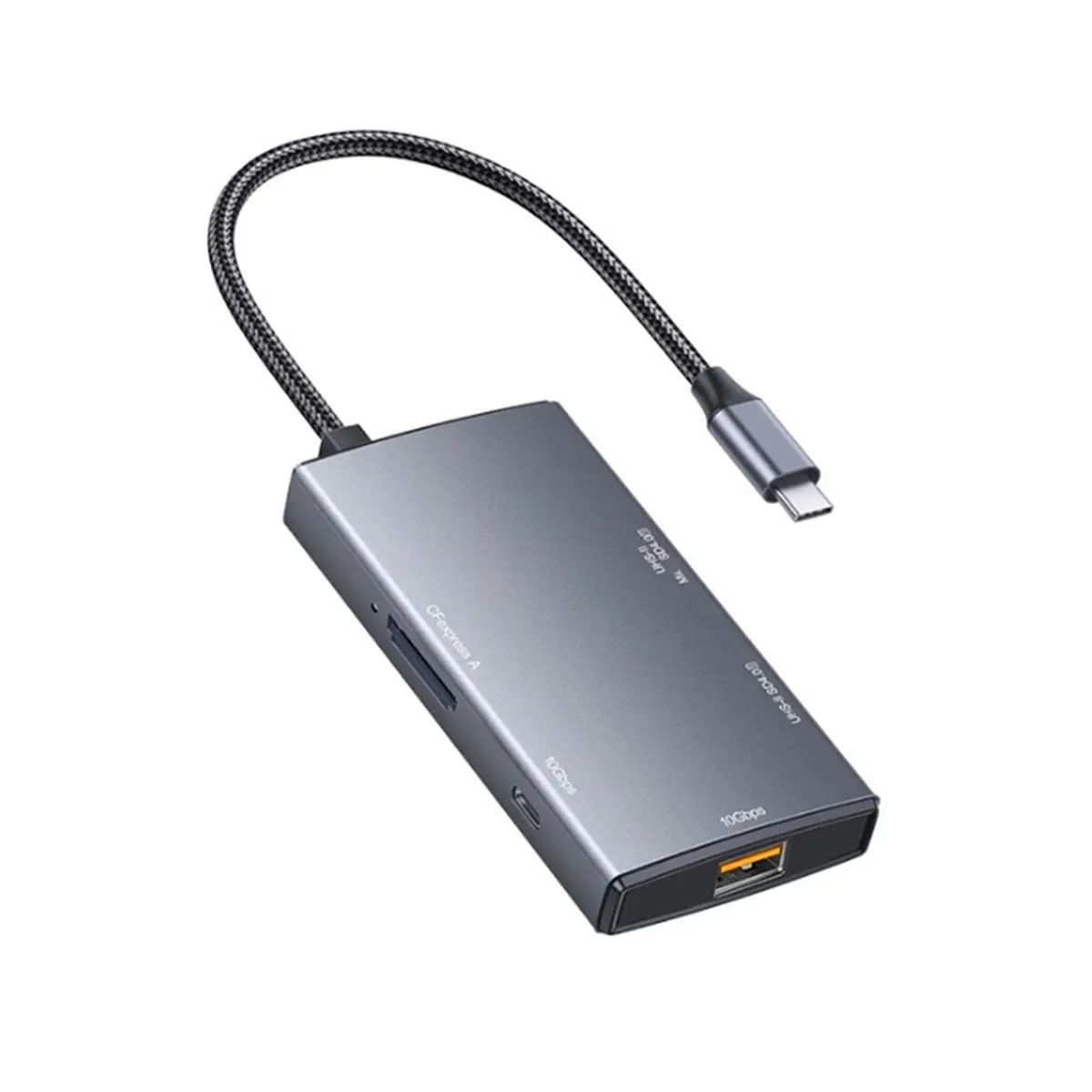 5-in-1 TYPE-C Card Reader CFexpress TypeA USB-A 3.2 USB-C 3.2 UHS-II SD4.0 UHS-II TF4.0 10Gbps Card Reader for OTG Phone
5-in-1 TYPE-C Card Reader CFexpress TypeA USB-A 3.2 USB-C 3.2 UHS-II SD4.0 UHS-II TF4.0 10Gbps Card Reader for OTG Phone