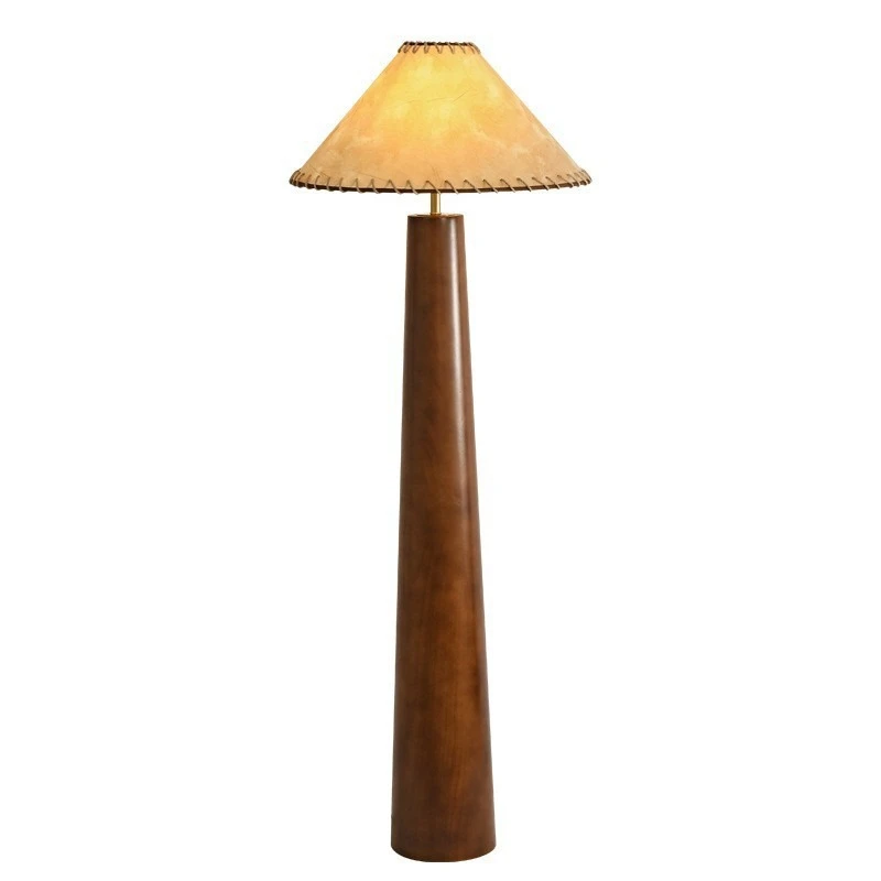 Floor lamp retro log wind bedroom study tea room Nordic solid wood vertical table lamp
Floor lamp retro log wind bedroom study tea room Nordic solid wood vertical table lamp