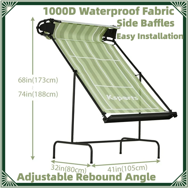Portable Tennis Rebound Net Slanted Practice Wall for Solo Training Easy Setup for Daily Ball Drills
Portable Tennis Rebound Net Slanted Practice Wall for Solo Training Easy Setup for Daily Ball Drills