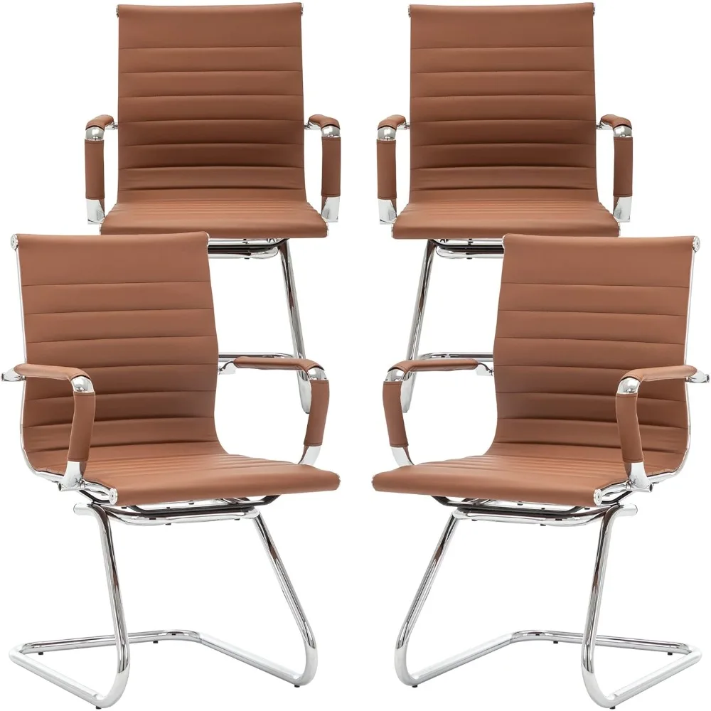 Office Desk Chair No Wheels Set of 4 PU Leather Computer Mid Back Guest Chairs for School Reception, Office Chairs
Office Desk Chair No Wheels Set of 4 PU Leather Computer Mid Back Guest Chairs for School Reception, Office Chairs