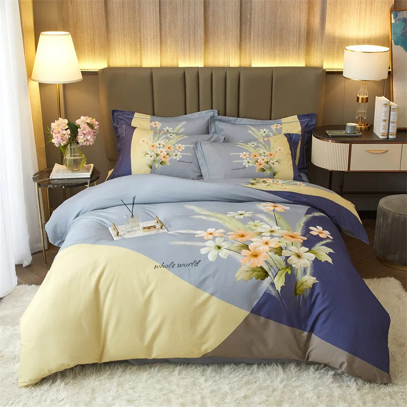 Bedding Sets European Plant Printed Duvet Cover Set Comfortable Home Bedding Pillowcase Sets
Bedding Sets European Plant Printed Duvet Cover Set Comfortable Home Bedding Pillowcase Sets