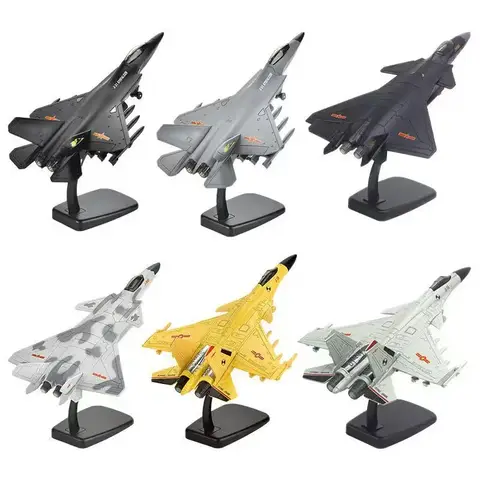 J10 J15 J30 J31 Su35 Su57 F16 F18 F35 B-2A SR-71 RQ-4 Simulation Fighter Jet Alloy Military Model Desktop  Model Wall Ornament
