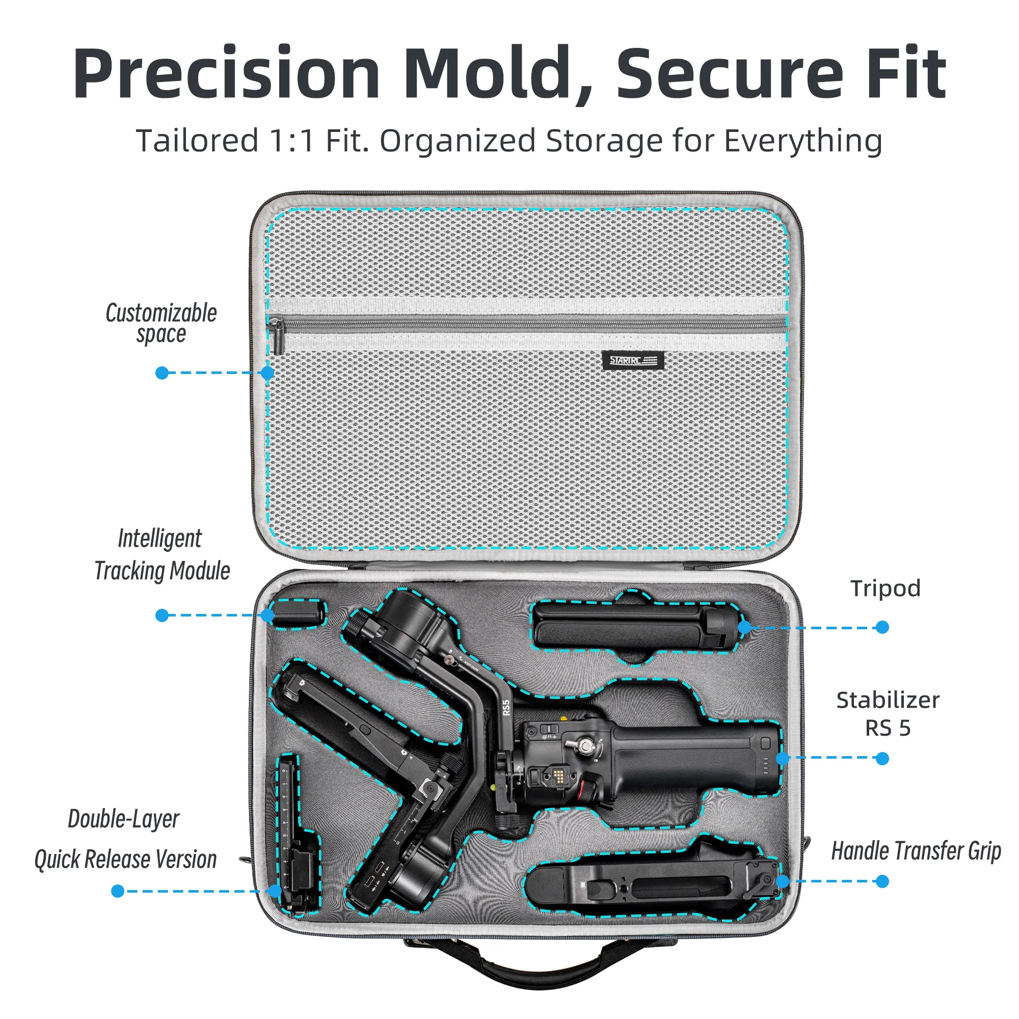 Portable Bag Carrying Case with Adjustable Belt For DJI Ronin 5 Handheld Gimbal Accessories Pu Storage Box For DJI RS 5
Portable Bag Carrying Case with Adjustable Belt For DJI Ronin 5 Handheld Gimbal Accessories Pu Storage Box For DJI RS 5