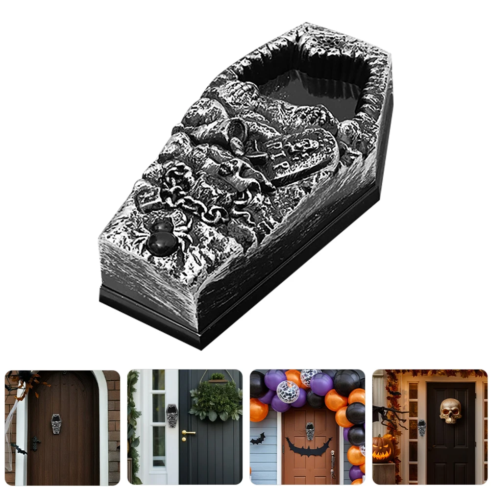 Halloween Light Up Spooky Doorbell With Creepy Sound Haunted House Coffin Decor Party Props for Indoor Halloween Decorations
Halloween Light Up Spooky Doorbell With Creepy Sound Haunted House Coffin Decor Party Props for Indoor Halloween Decorations