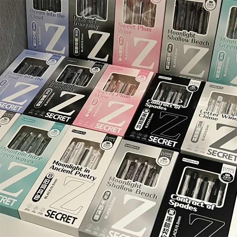 5pcs/box Simplicity Gel Pen Fashion Creative Solid Color Series Stationery Gel Pen Smooth 0.5mm Black Ink Scrapbook Pen Writing
5pcs/box Simplicity Gel Pen Fashion Creative Solid Color Series Stationery Gel Pen Smooth 0.5mm Black Ink Scrapbook Pen Writing