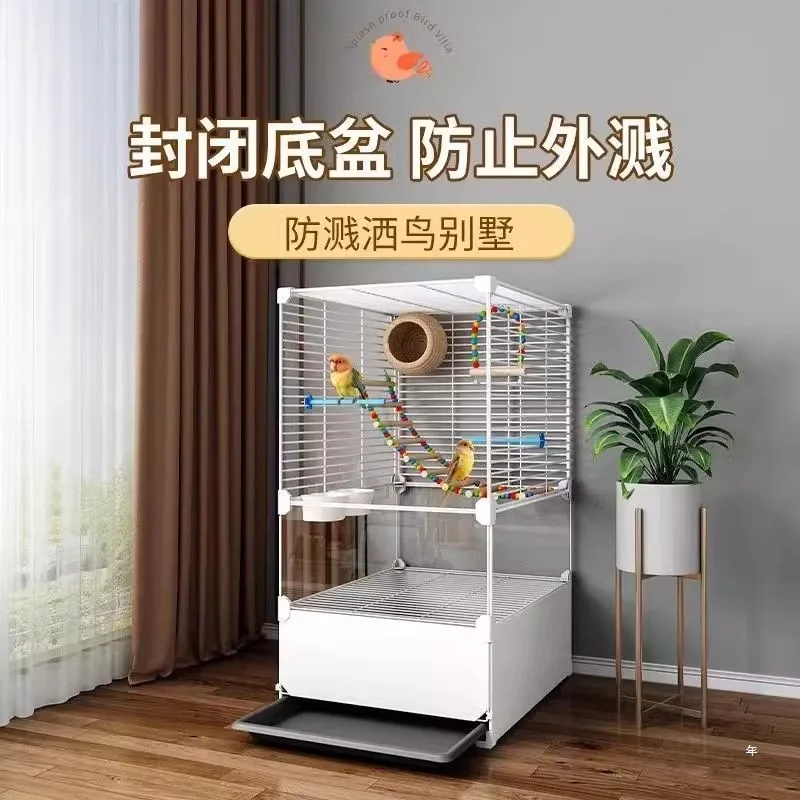 */*Bird Cage, Parrot Cage, Tiger Skin Xuanfeng Large Luxury Villa, Small Sun Splash-proof Bird Cage Household
*/*Bird Cage, Parrot Cage, Tiger Skin Xuanfeng Large Luxury Villa, Small Sun Splash-proof Bird Cage Household