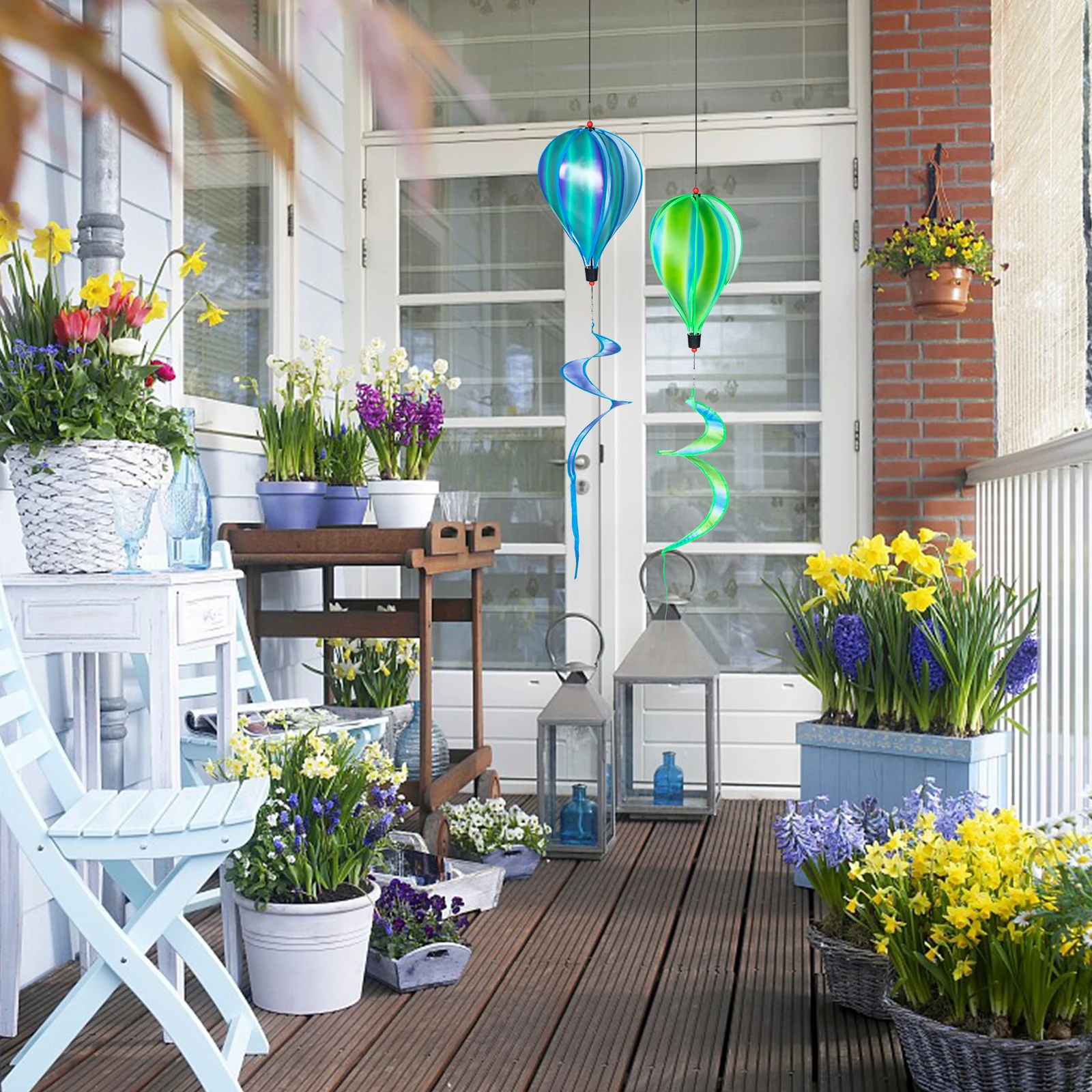 2Pcs Hot Air Balloon Windmill Pendent Delicate Breakresistant Visual Effect Garden Hanging Hot Air Balloon Windmill Decors
2Pcs Hot Air Balloon Windmill Pendent Delicate Breakresistant Visual Effect Garden Hanging Hot Air Balloon Windmill Decors