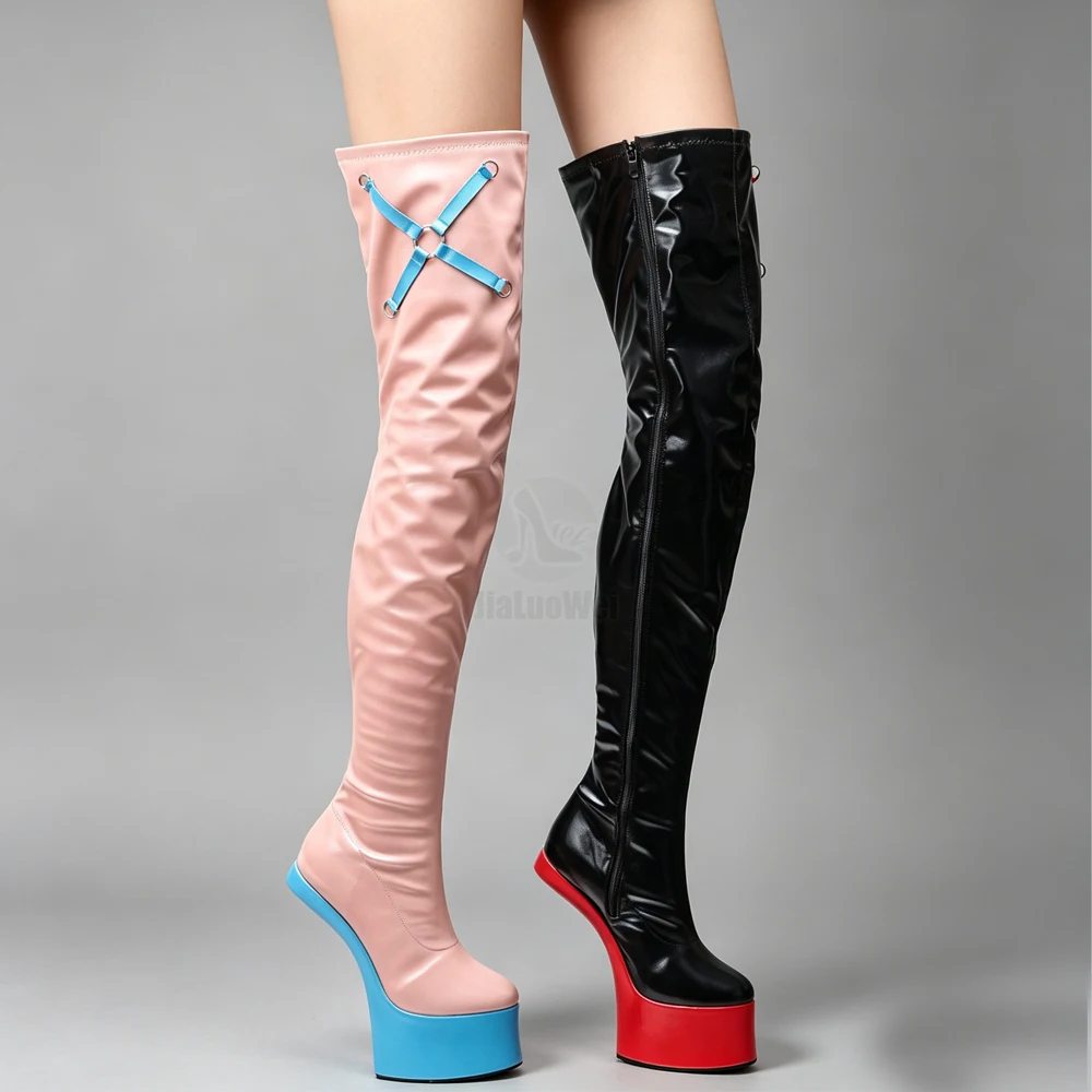 New Product 7inch High Heel Ponyplay Fetish Hoof Thigh High Boots
New Product 7inch High Heel Ponyplay Fetish Hoof Thigh High Boots