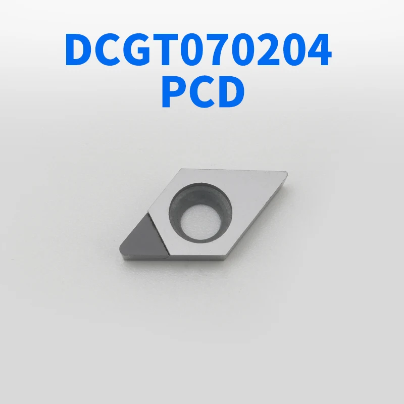 Diamond Insert DCGT070204-PCD PCD DCGT070204 Aluminum Alloy End Mill Tool CNC Carbide Turning Lathe
Diamond Insert DCGT070204-PCD PCD DCGT070204 Aluminum Alloy End Mill Tool CNC Carbide Turning Lathe