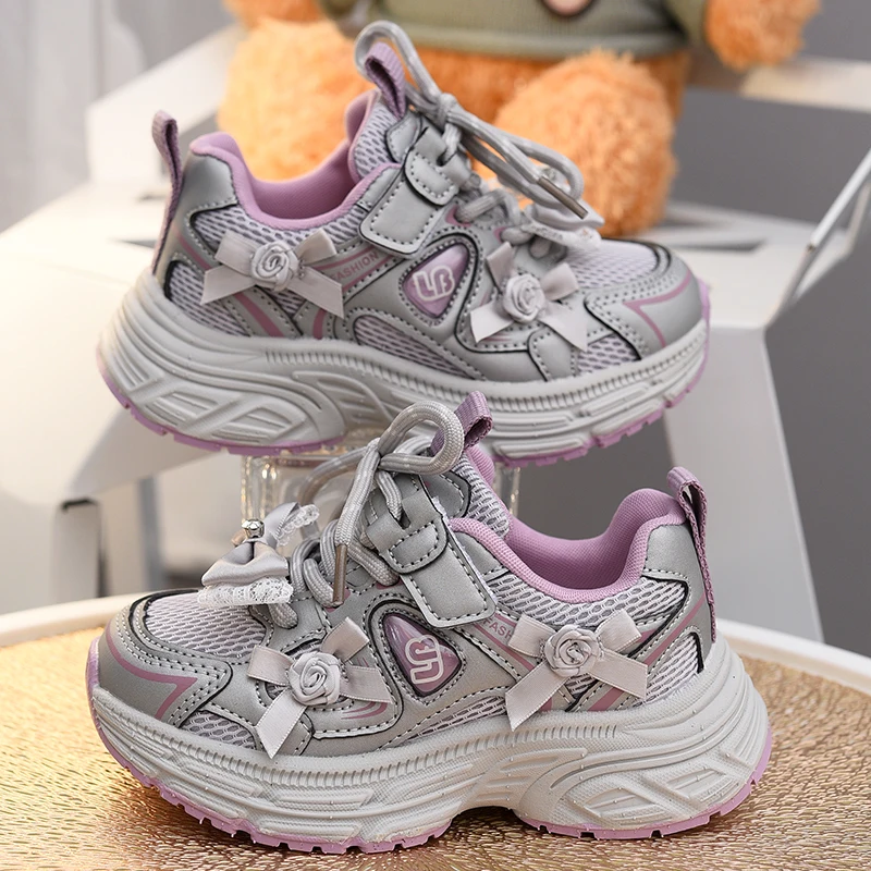 Детская спортивная обувь, обувь для девочек, туфли для папы для маленьких девочек, новинка весны и осени 2026, противоскользящая мягкая подошва для бега.
Детская спортивная обувь, обувь для девочек, туфли для папы для маленьких девочек, новинка весны и осени 2026, противоскользящая мягкая подошва для бега.