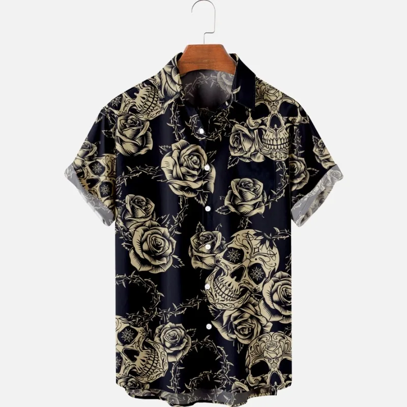Men's Fashion Summer T-Shirts Hawaiian Skull 3d Print Cozy Casual One Button Shirts Short Sleeve Beach Oversized Shirts 11
Men's Fashion Summer T-Shirts Hawaiian Skull 3d Print Cozy Casual One Button Shirts Short Sleeve Beach Oversized Shirts 11