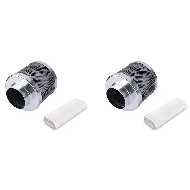 【ELECTRONIC-ACCESSORIES】2 Set 4 Inch Air Carbon Filter With Charcoal Air Purifier Grow Tent Kits Odor Control Ventilation
【ELECTRONIC-ACCESSORIES】2 Set 4 Inch Air Carbon Filter With Charcoal Air Purifier Grow Tent Kits Odor Control Ventilation