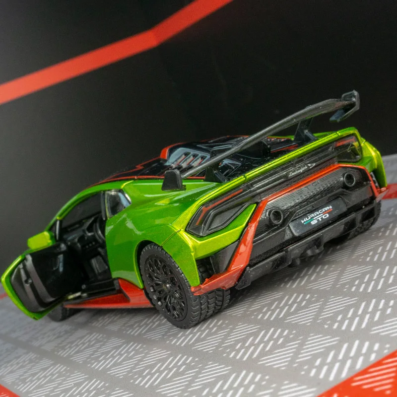 rastar 1:32 simulation Lamborghini STO Alloy Car Model Doors and hood can be opened has simulated sound and lighting
rastar 1:32 simulation Lamborghini STO Alloy Car Model Doors and hood can be opened has simulated sound and lighting
