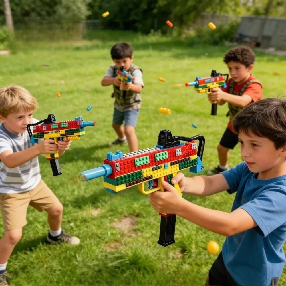 Plastic Building Block Assembly Model Outdoor Interactive Toy Gift for Boys
Plastic Building Block Assembly Model Outdoor Interactive Toy Gift for Boys