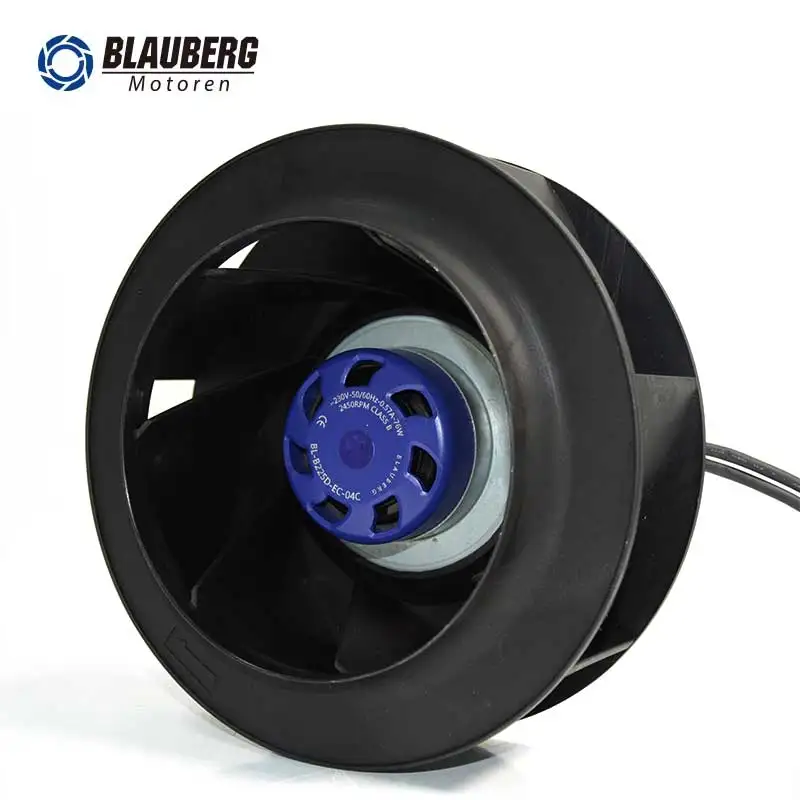 Brushless EC Backward Curved Centrifugal Duct Fan 230V Aluminum Alloy Blades
Brushless EC Backward Curved Centrifugal Duct Fan 230V Aluminum Alloy Blades