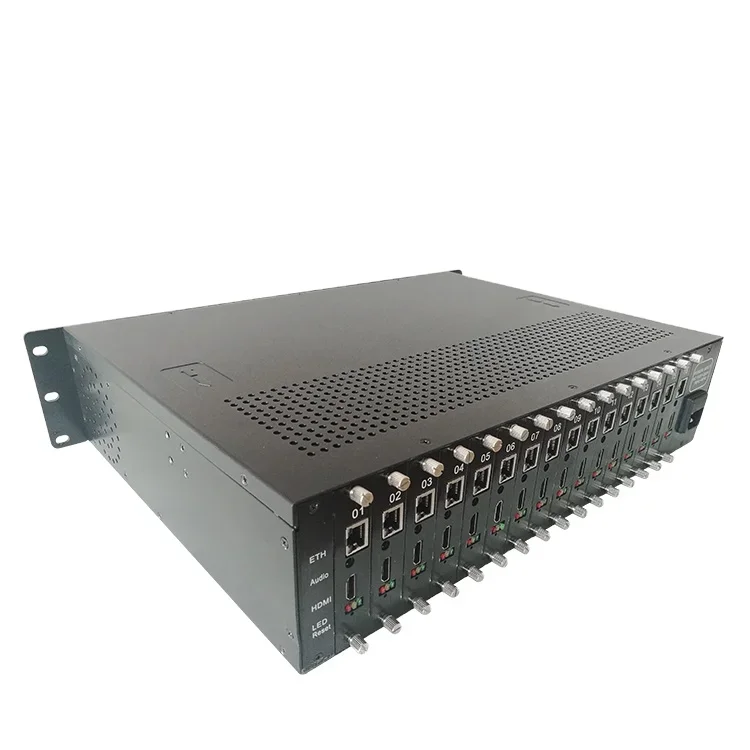(MagicBox HD316 Plus) encoder 16 channels ip converter hls encoder udp multicast encoder
(MagicBox HD316 Plus) encoder 16 channels ip converter hls encoder udp multicast encoder