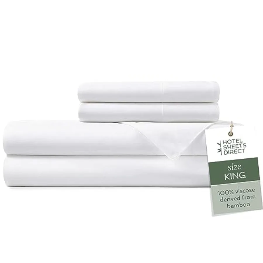 Комплект постельного белья из 4 предметов, размер King Size, 100% бамбук, с 2 наволочками, охлаждающий и дышащий, для комфортного сна
Комплект постельного белья из 4 предметов, размер King Size, 100% бамбук, с 2 наволочками, охлаждающий и дышащий, для комфортного сна