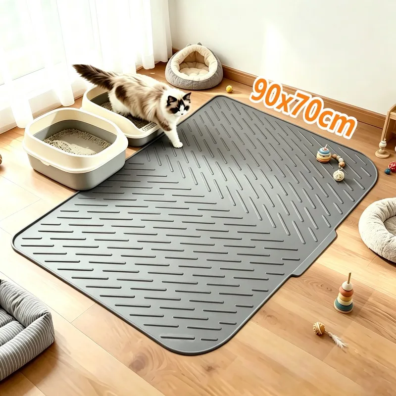 Anti-scattered Cat Litter Basin Floor Mat, Thickened Silicone Oversized, Cat Litter Filter Pet Special Cat Litter Mat
Anti-scattered Cat Litter Basin Floor Mat, Thickened Silicone Oversized, Cat Litter Filter Pet Special Cat Litter Mat