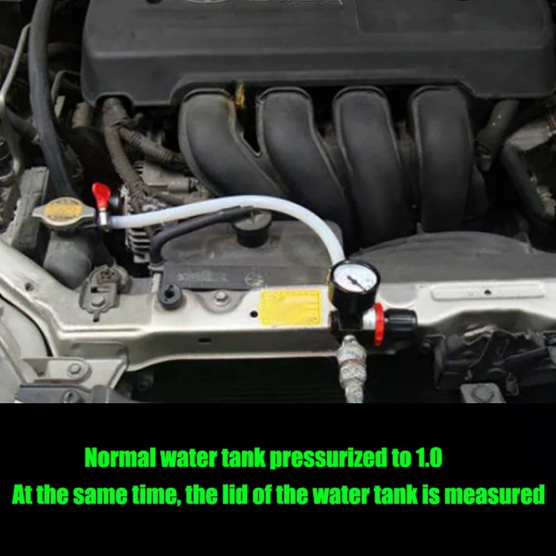 Auto Coolant Water Tank Leakage Detector Universal Pressure Tester Gauge Car Cooling System Tester Radiator Durable
Auto Coolant Water Tank Leakage Detector Universal Pressure Tester Gauge Car Cooling System Tester Radiator Durable